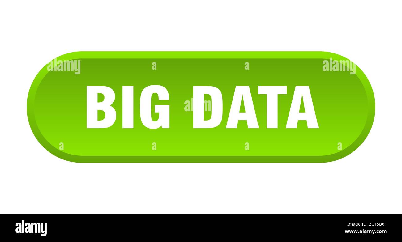 big data button. rounded sign isolated on white background Stock Vector ...