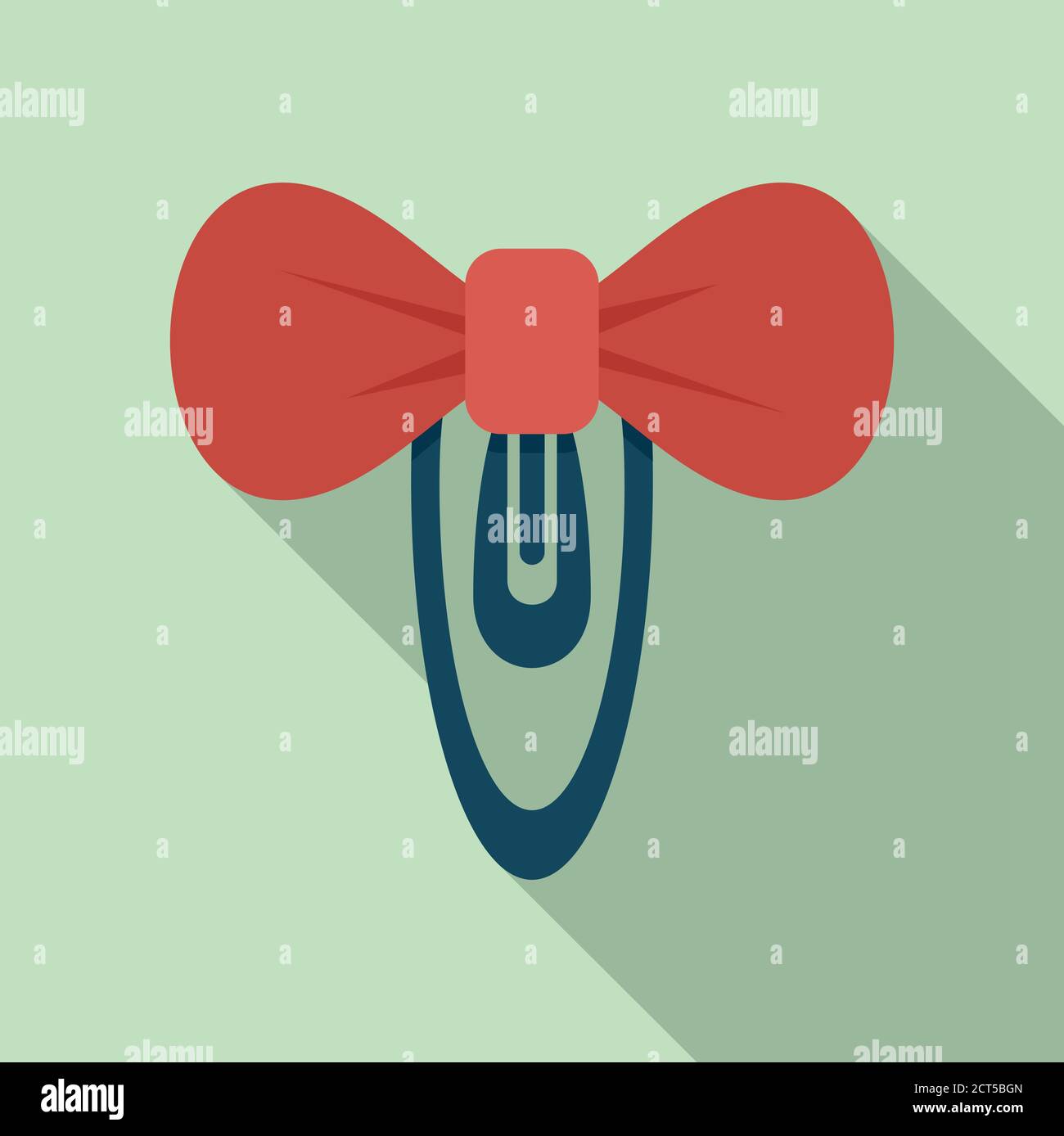 Object barrette icon. Flat illustration of object barrette vector icon for web design Stock Vector