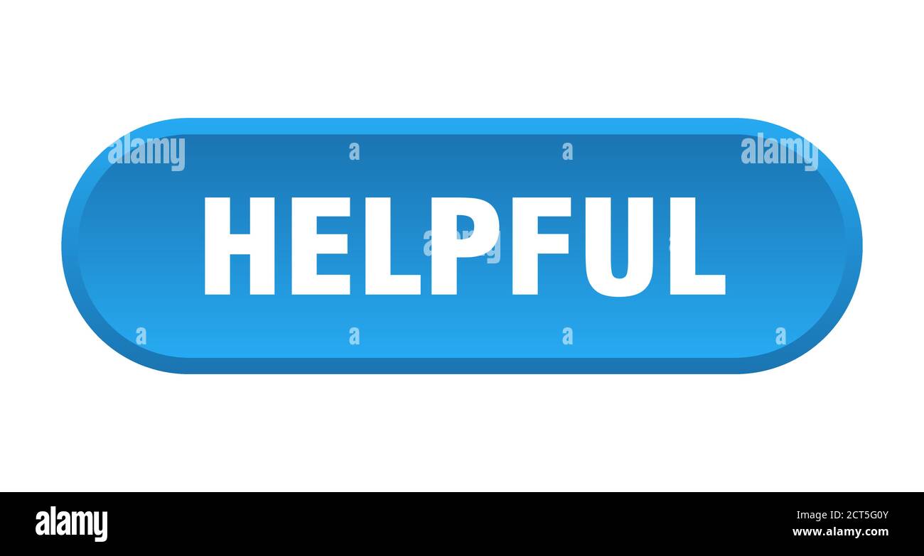 helpful button. rounded sign isolated on white background Stock Vector ...
