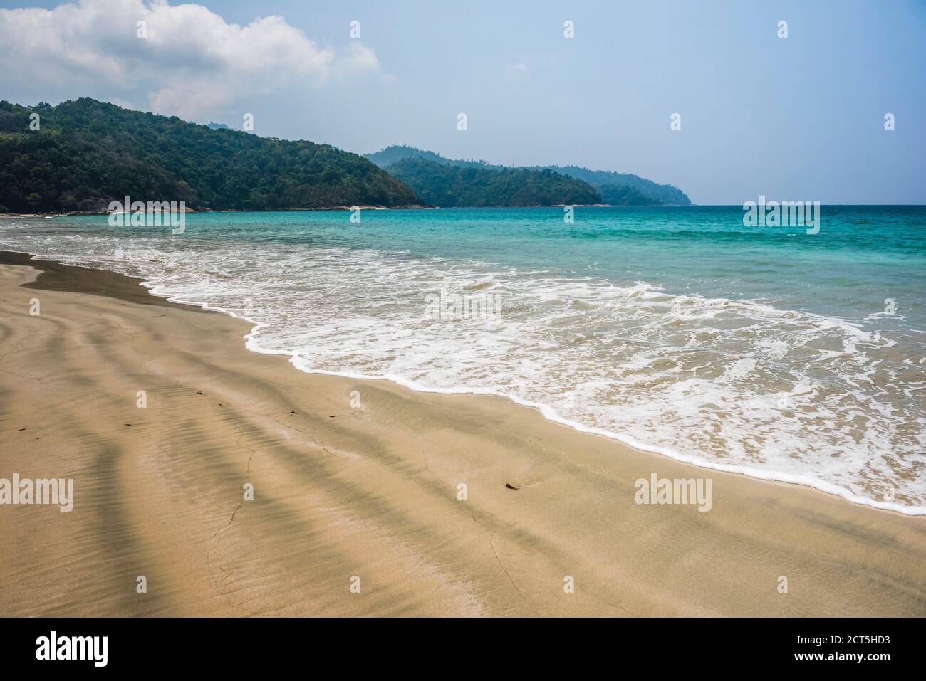Paradise Beach (Sar Sar Aw Beach), Dawei Peninsula, Tanintharyi Region, Myanmar (Burma) Stock Photo