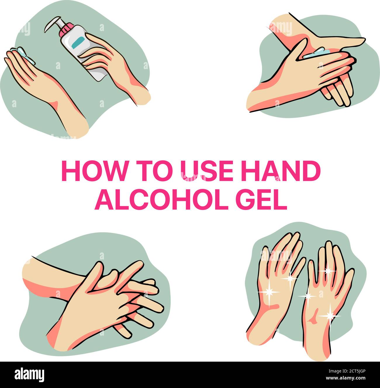 How to use hand sanitizer properly to clean and disinfect hands