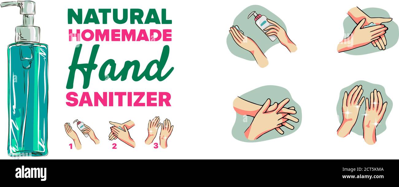 How to use hand sanitizer properly to clean and disinfect hands
