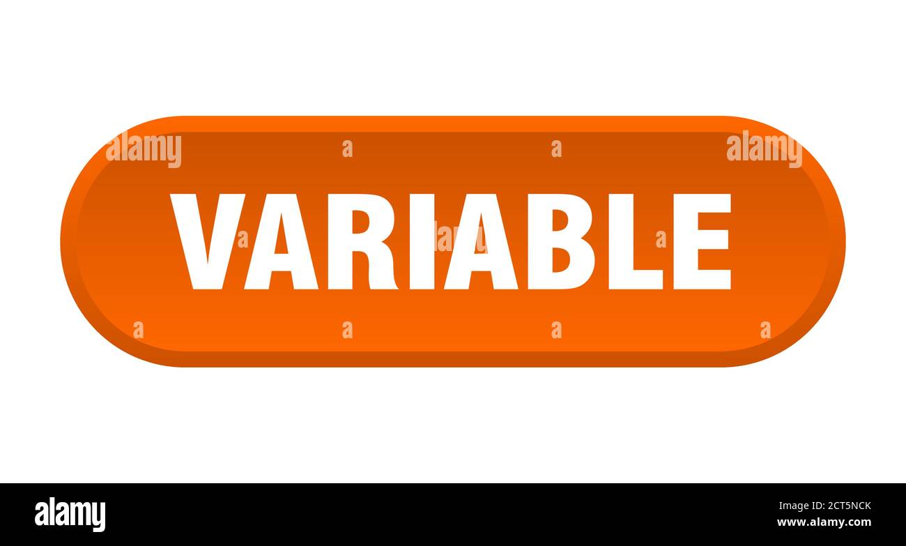 Customer Variables Button variable button. rounded sign isolated on white background Stock Vector ...