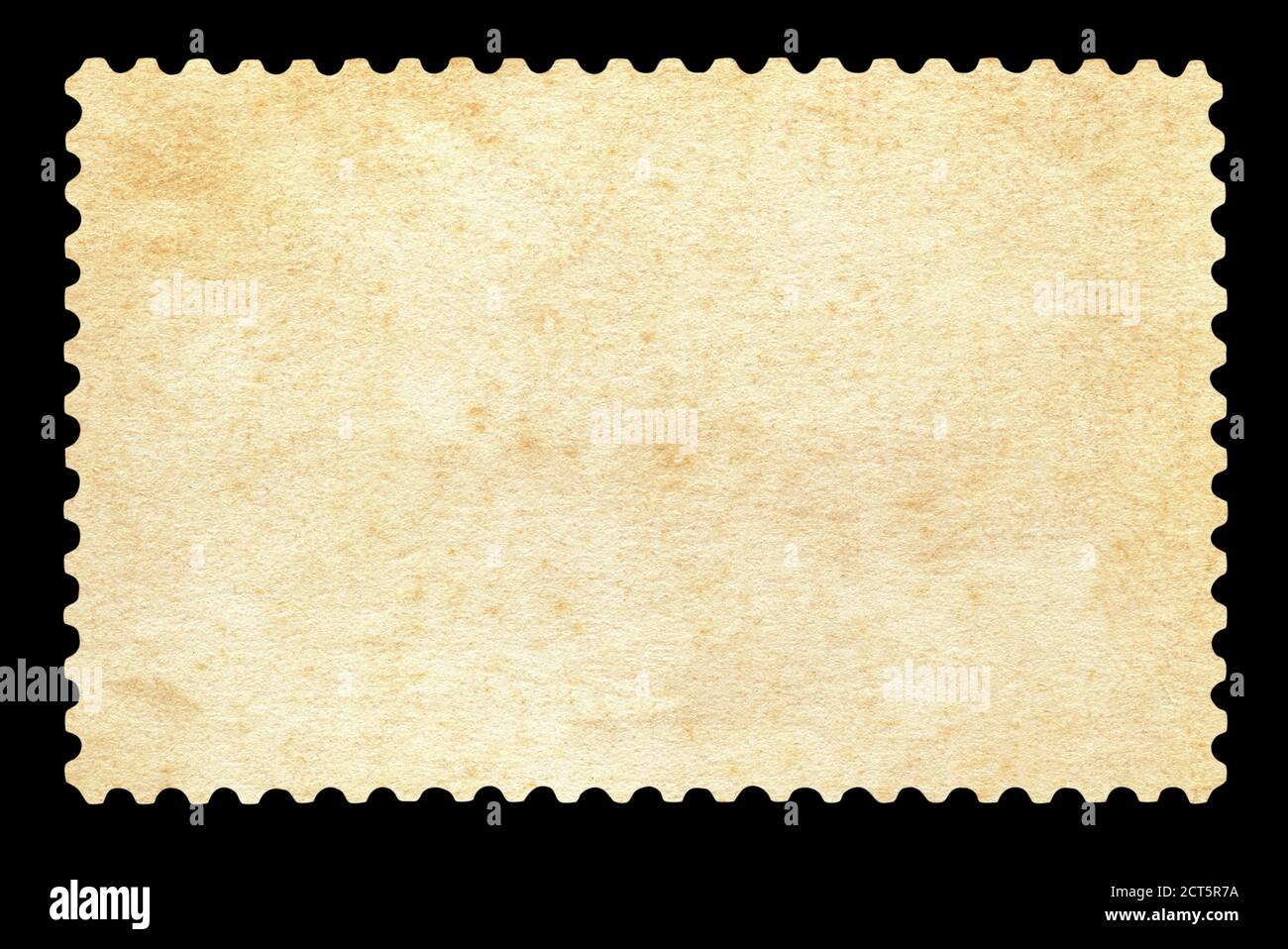 Blank postage stamp - Isolated on Black background Stock Photo - Alamy