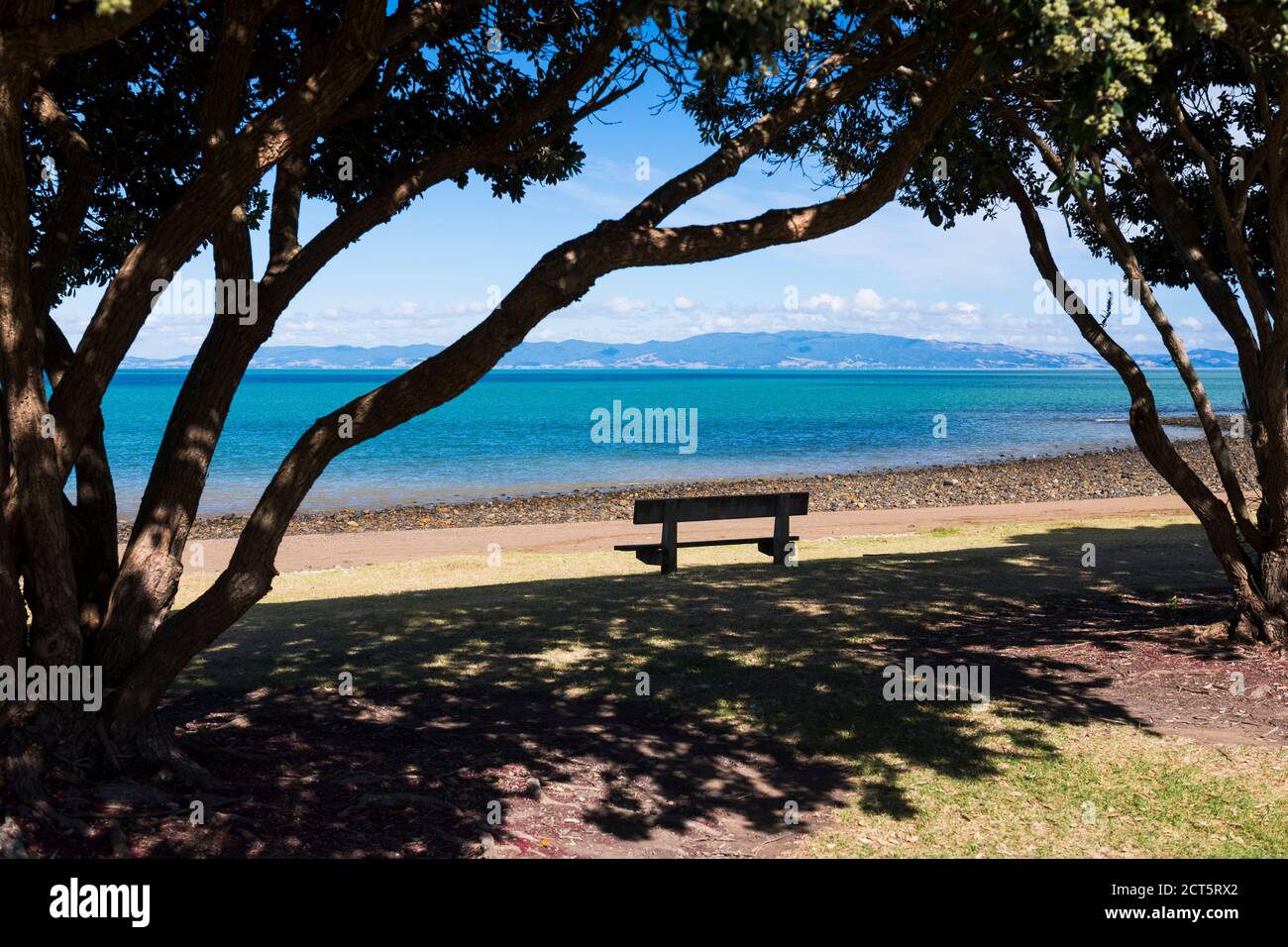 West Coast of Coromandel Peninsula, New Zealand North Island Stock Photo