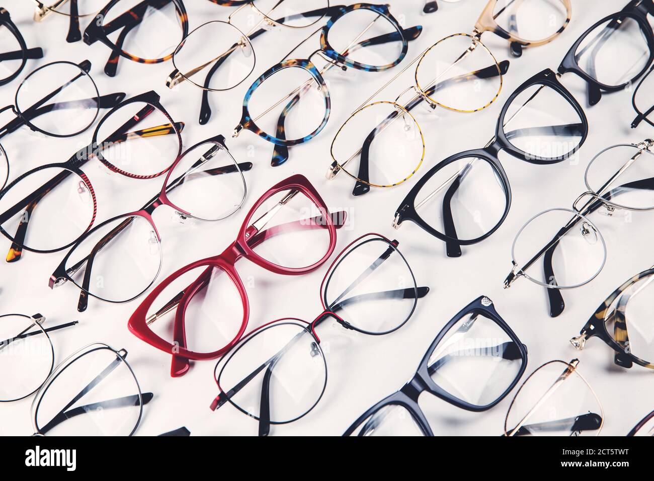 full frame shot of glasses in store Stock Photo