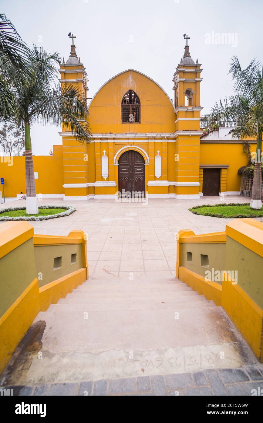 La Ermita Church, Barranco District, Lima, Lima Province, Peru, South America Stock Photo