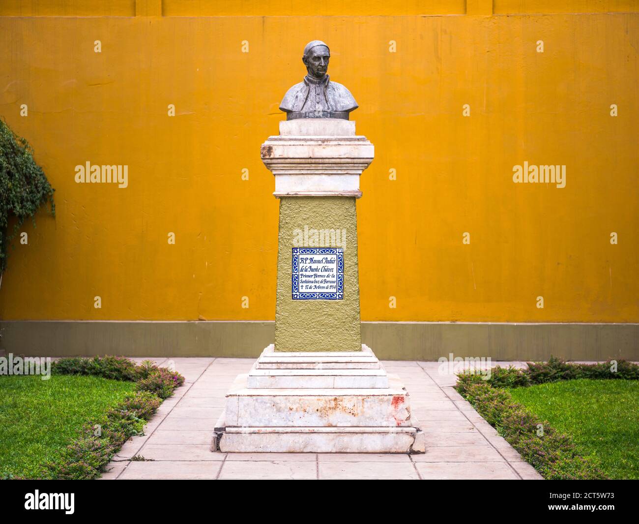 Statue at La Ermita Church, Barranco District, Lima, Lima Province, Peru, South America Stock Photo