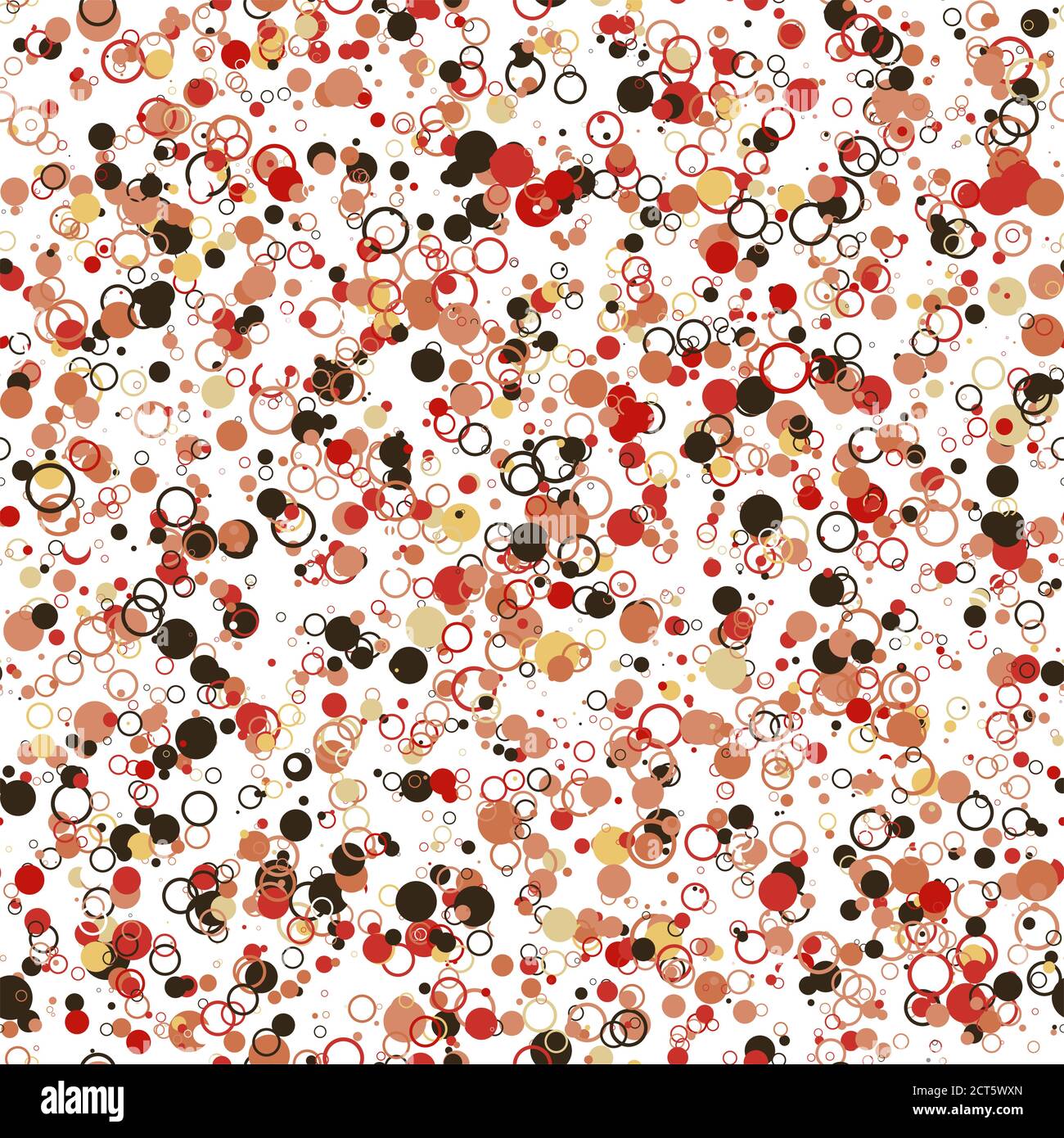 Geometrical background with circles. Abstract round seamless pattern. Vector illustration. Stock Vector