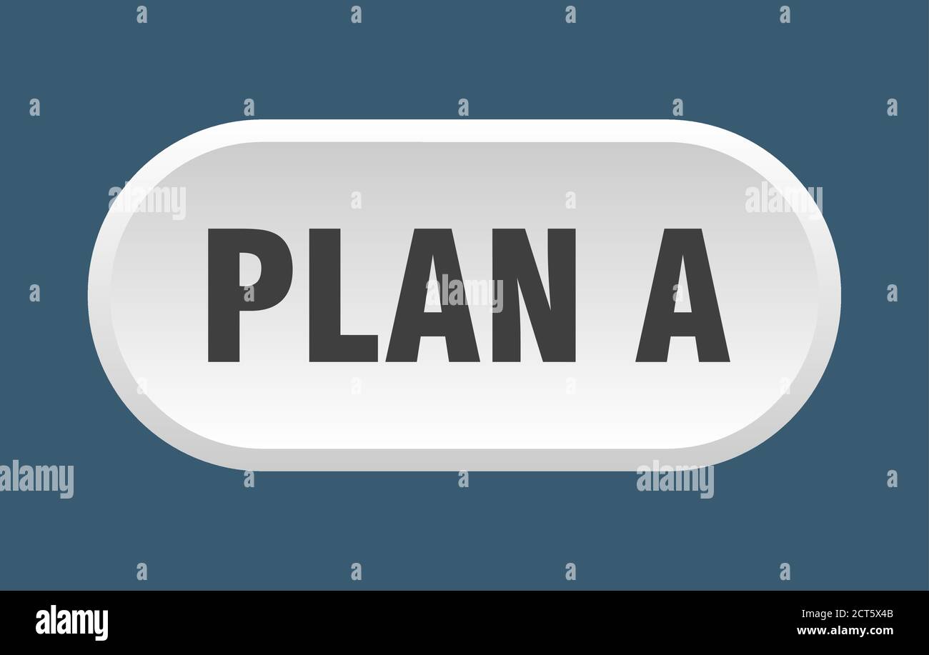 plan a button. rounded sign isolated on white background Stock Vector ...