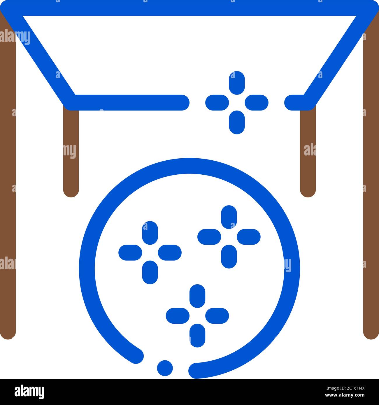 glossy stretch ceiling icon vector outline illustration Stock Vector ...