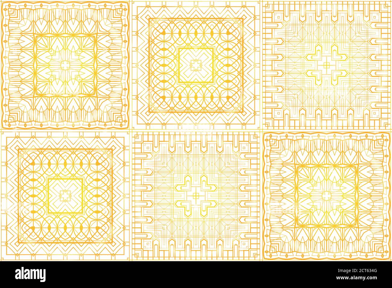 Seamless luxurious gold vintage texture in retro art deco style. Golden ...