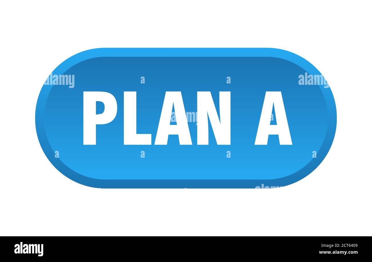 plan a button. rounded sign isolated on white background Stock Vector ...
