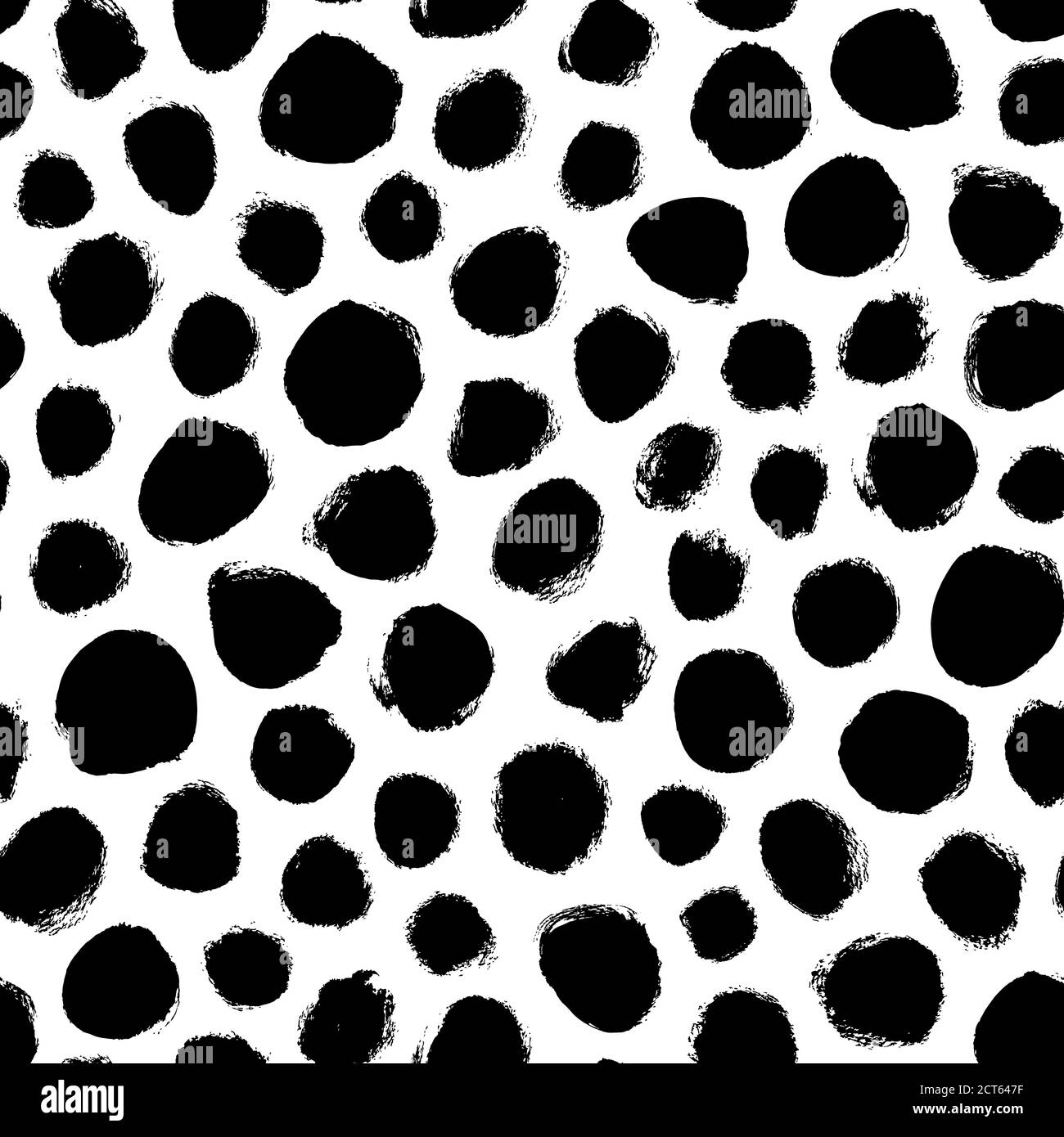 Grunge spots hand drawn vector seamless pattern Stock Vector Image ...