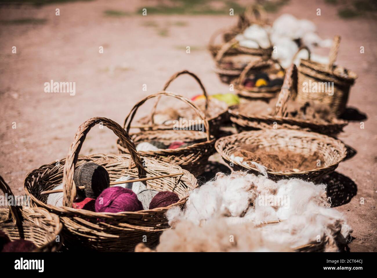 Ccaccaccollo weaving community, Sacred Valley of the Incas, near Cusco ...