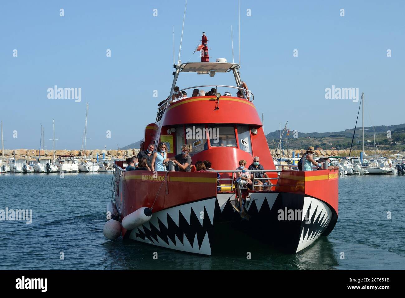 BOATING TRIPS ON THE BARRACUDA 1 Stock Photo Alamy