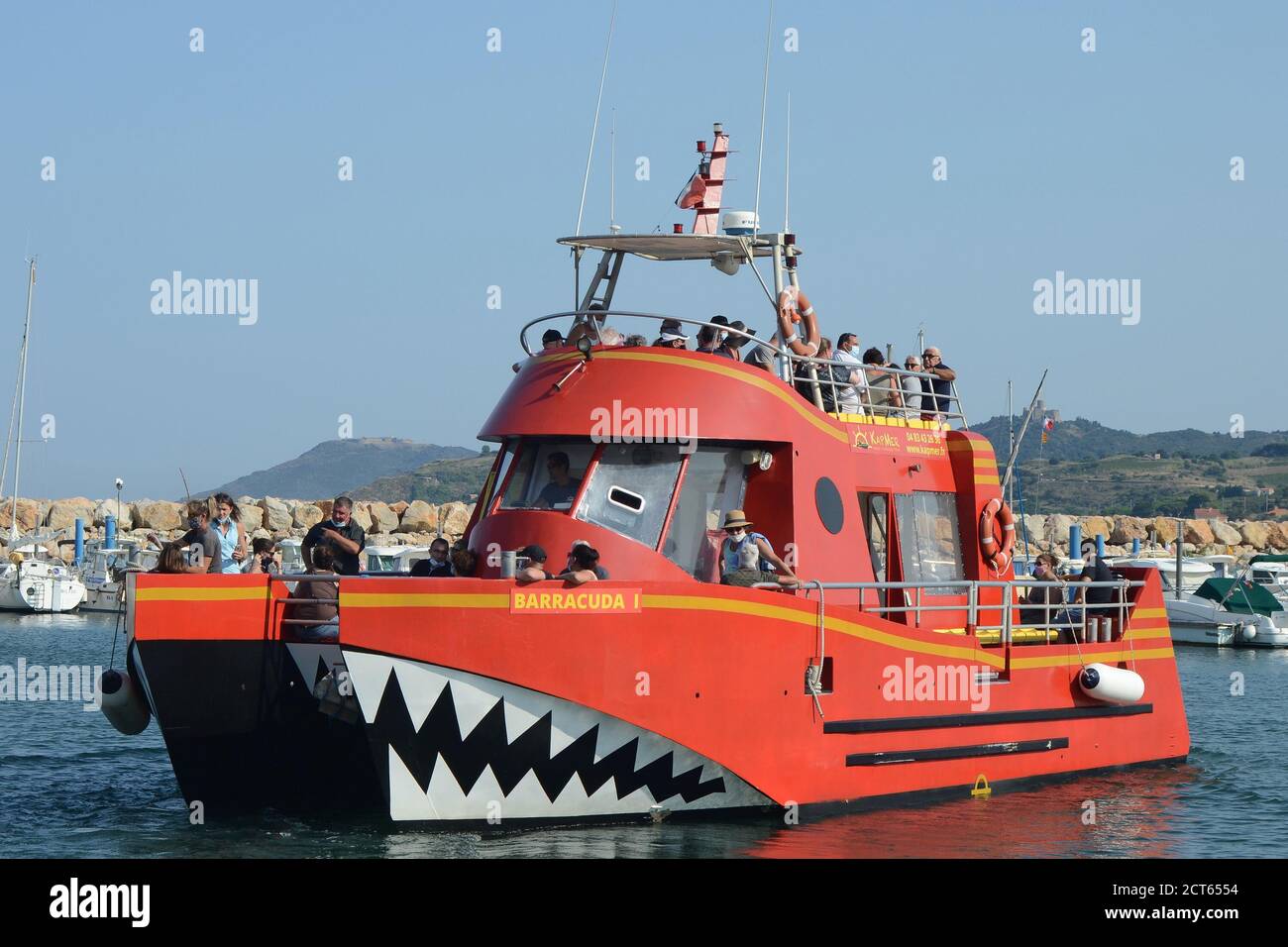 BOATING TRIPS ON THE BARRACUDA 1 Stock Photo Alamy