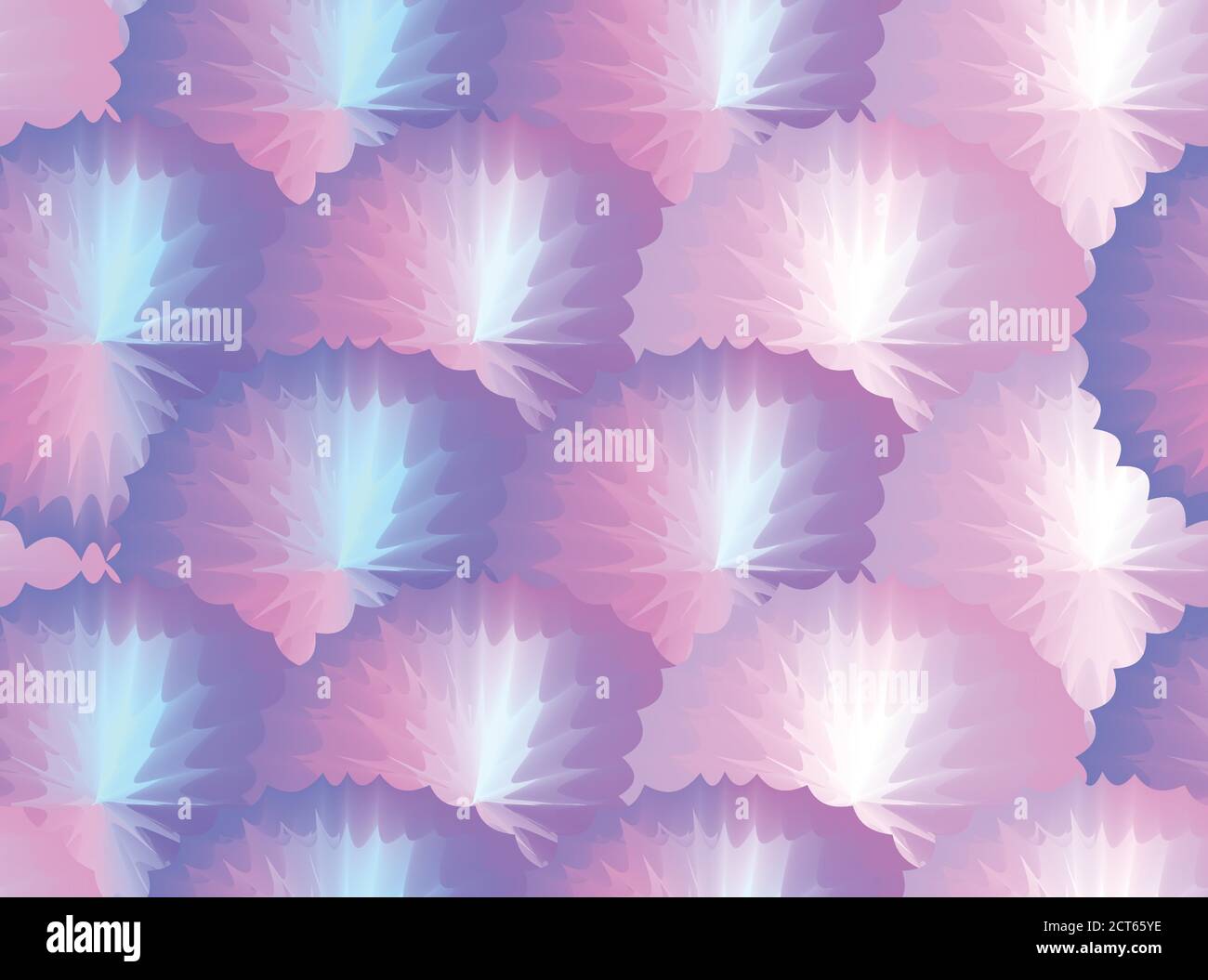 Seamless texture with  iridescent flowers. Foil pattern with divorces. Vector background for your creativity Stock Vector