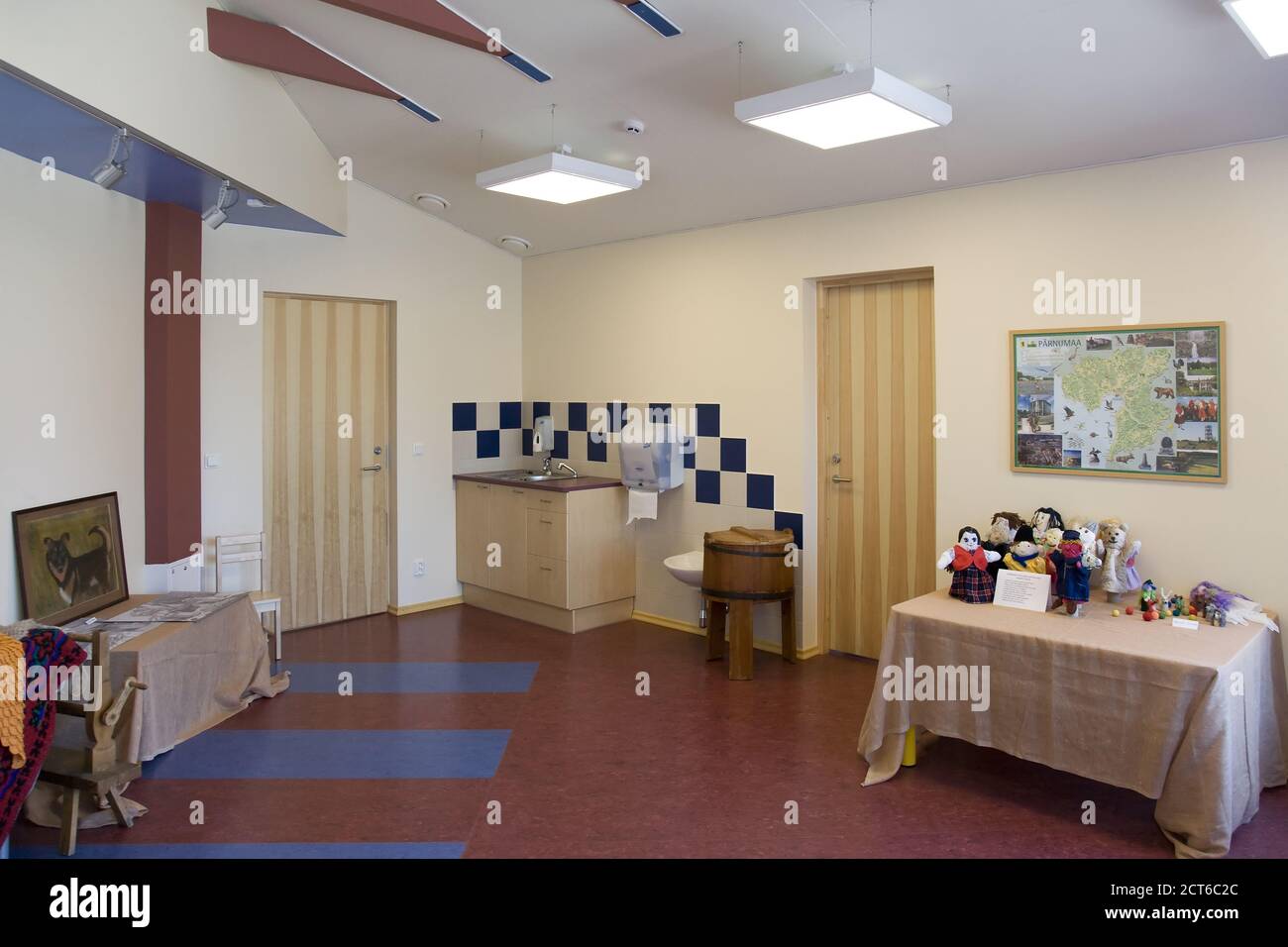 Sink In Primary School Classroom Stock Photo - Alamy