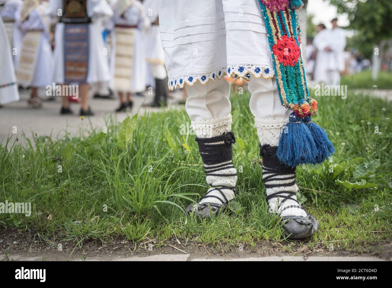 Traditional Clothes of Romania Festival, Nasaud, Transylvania, Romania Stock Photo