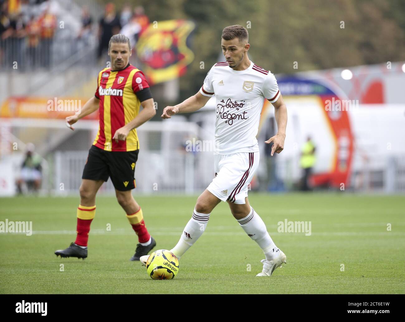 Remi Oudin of Bordeaux during the French championship Ligue 1 football match between RC Lens and Girondins de Bordeaux on September 19, 2020 at Stade Stock Photo