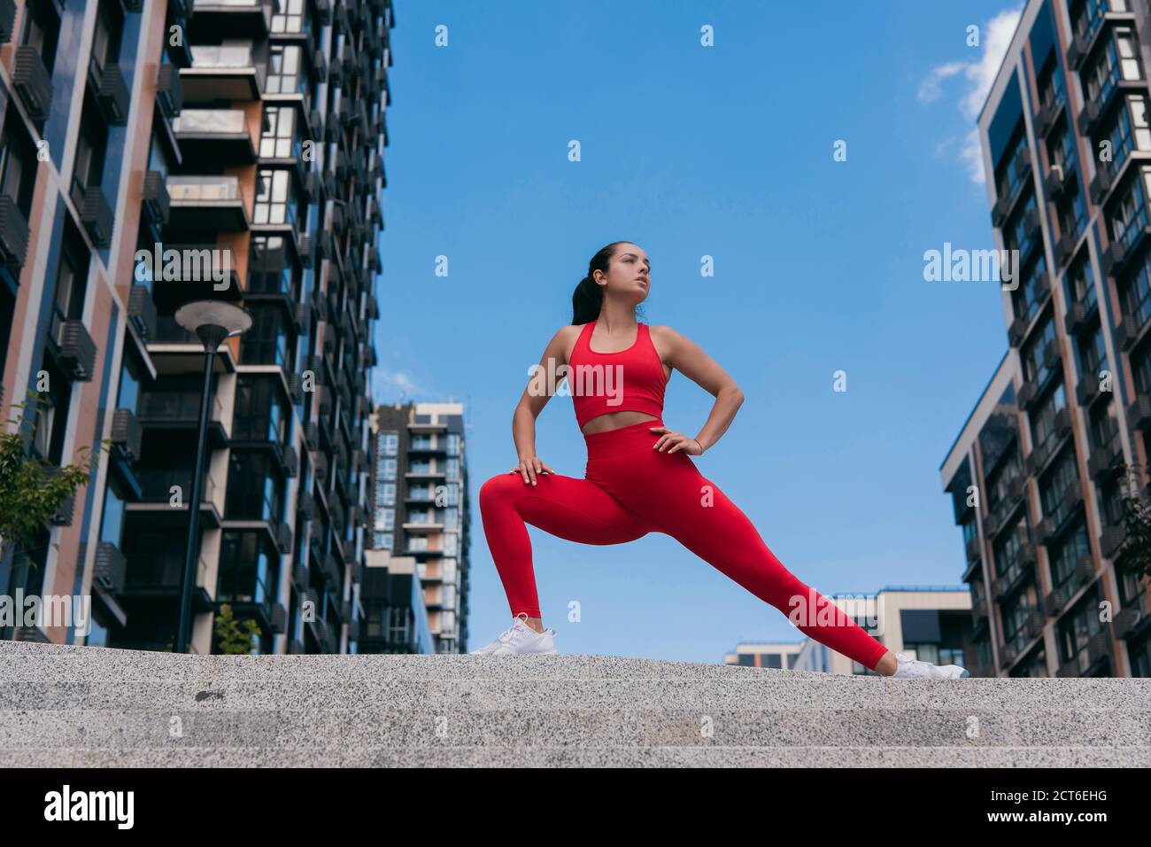 Dark red leggings hi-res stock photography and images - Page 5 - Alamy