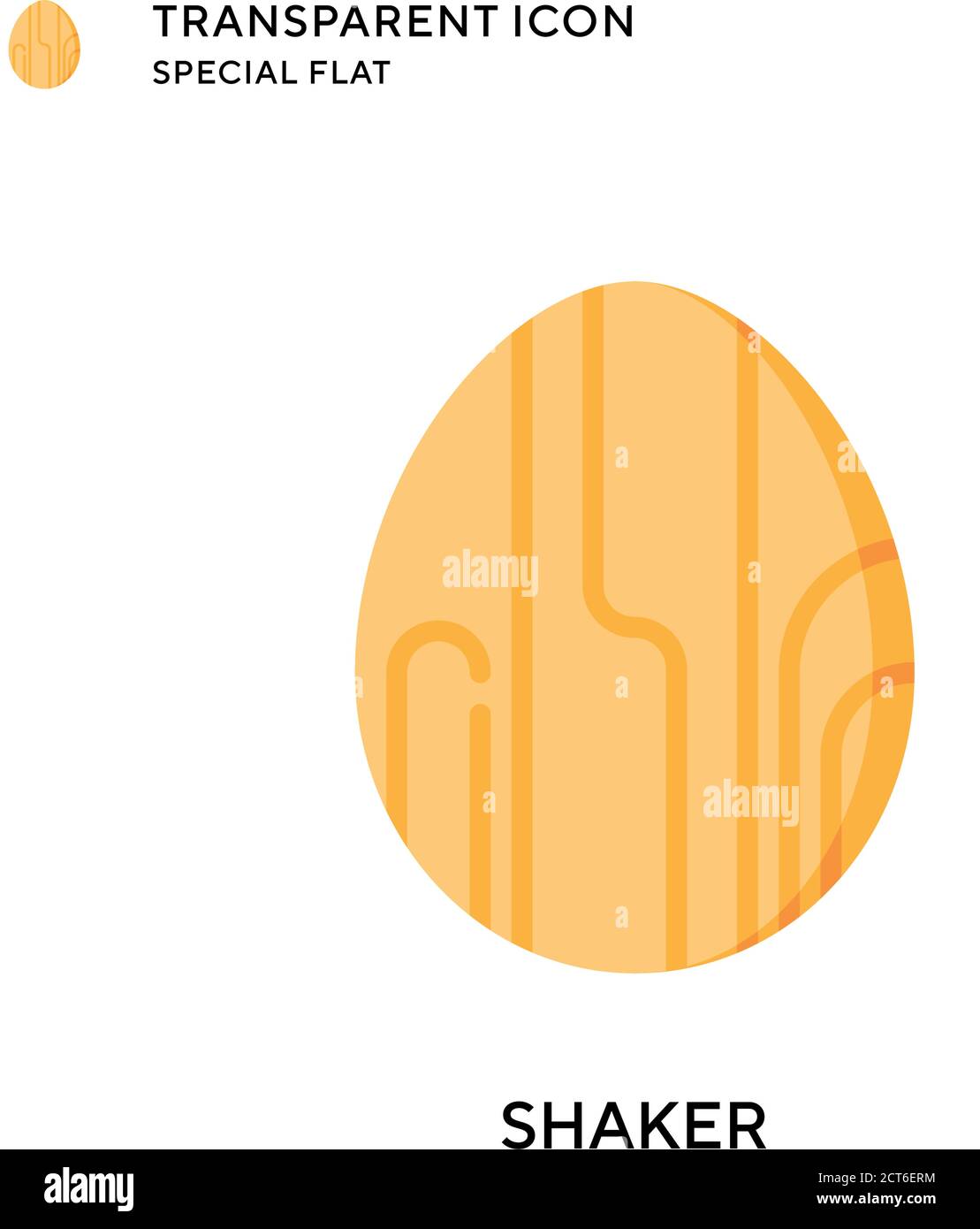 Shaker vector icon. Flat style illustration. EPS 10 vector. Stock Vector