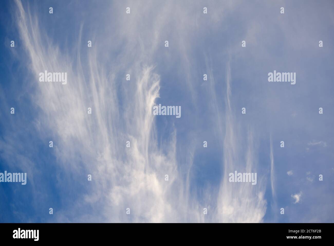 Beautiful blue sky with clouds. Natural background Stock Photo - Alamy