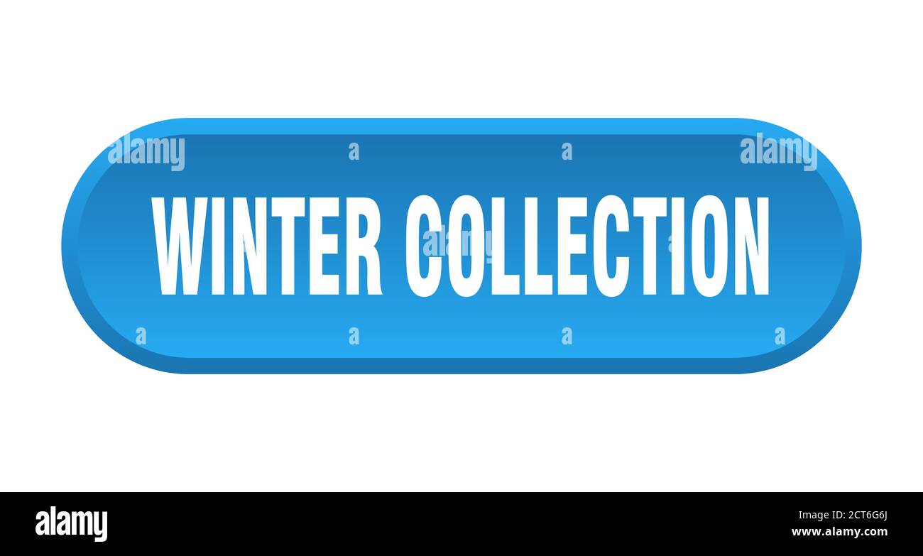 Winterbutton Sign winter collection button. rounded sign isolated on white background ...
