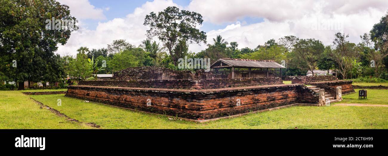 Sacred City of Anuradhapura, The Royal Palace, Cultural Triangle, Sri Lanka, Asia Stock Photo