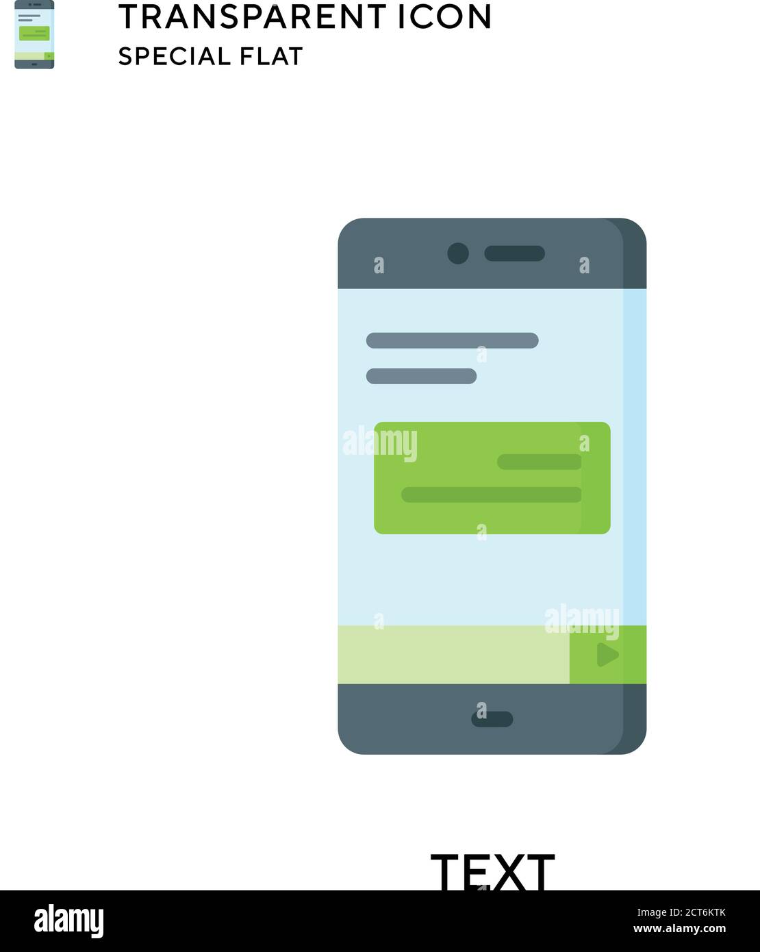 Text vector icon. Flat style illustration. EPS 10 vector Stock Vector ...