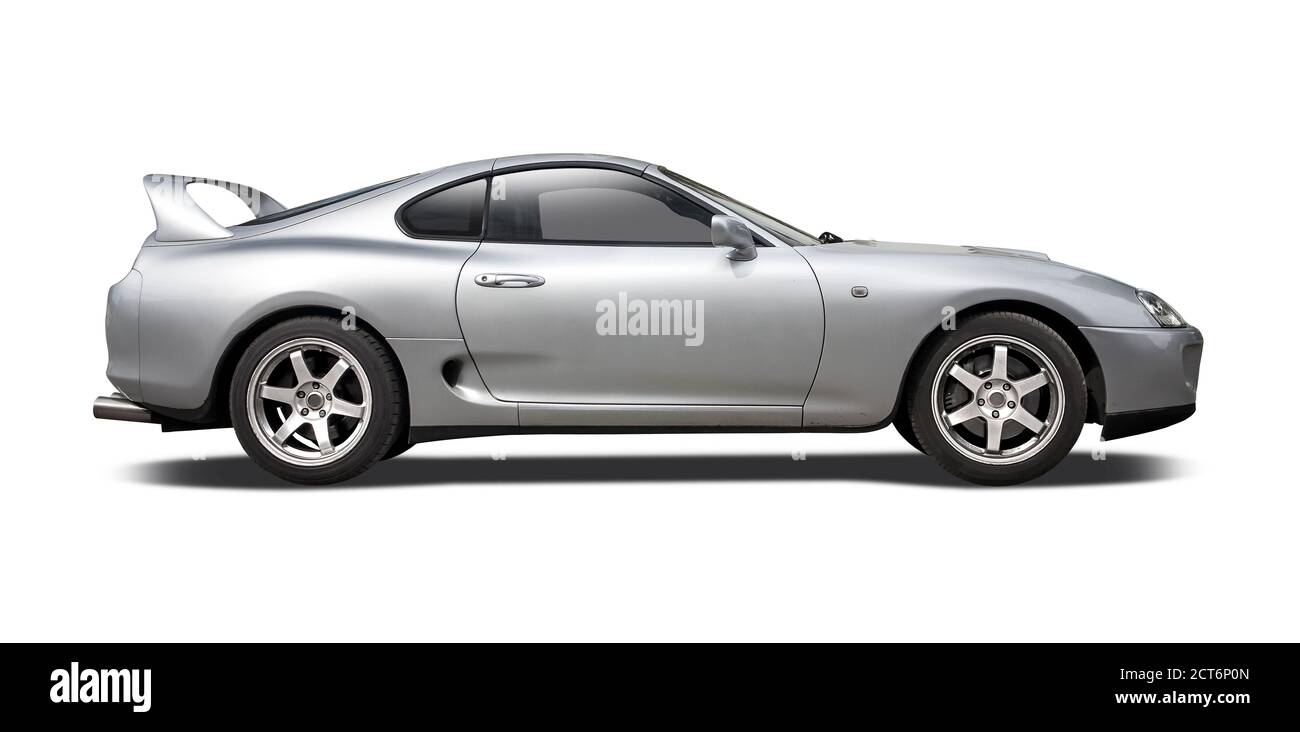 Toyota supra side view Cut Out Stock Images & Pictures - Alamy