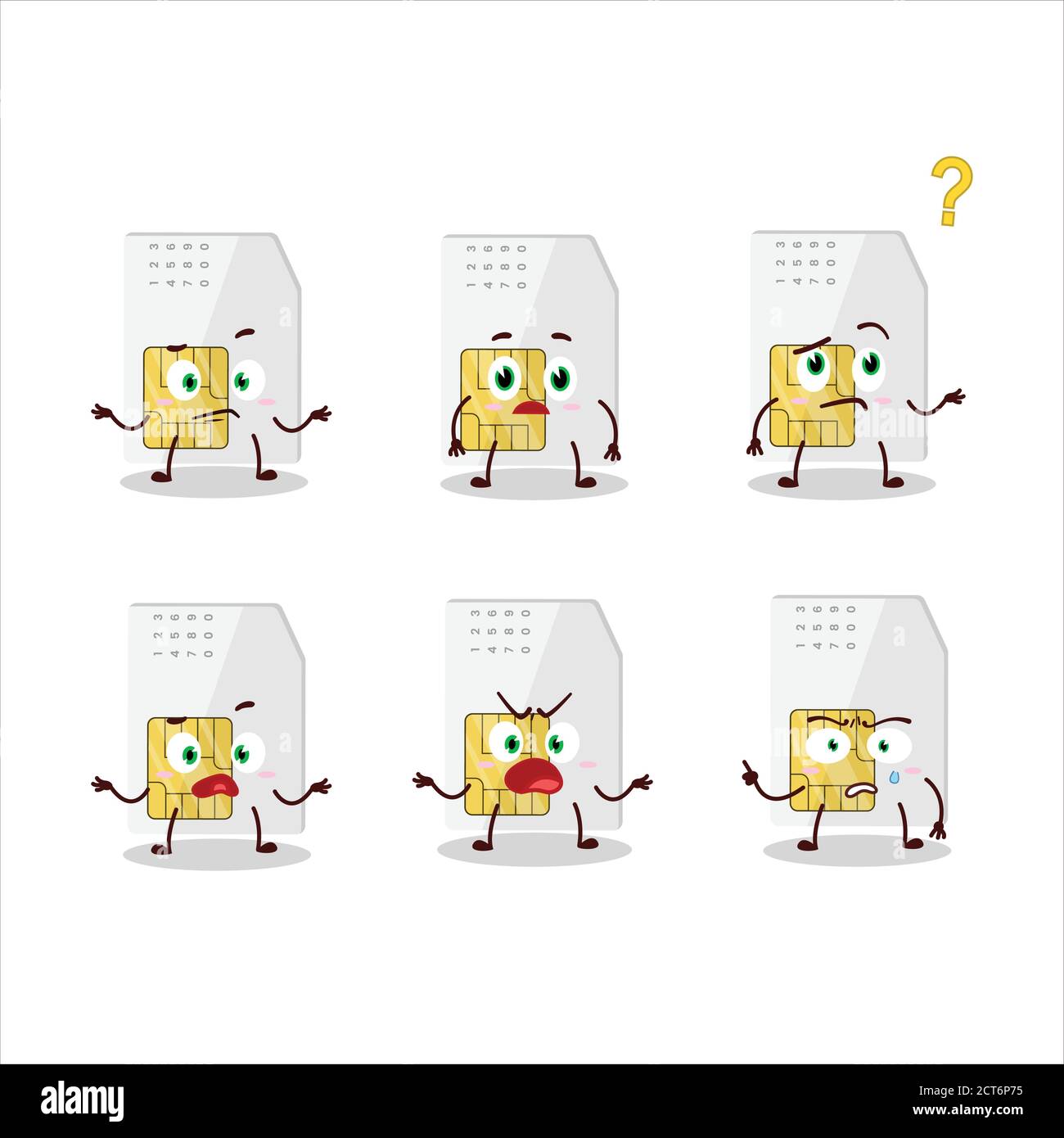 Cartoon sim card hi-res stock photography and images - Alamy