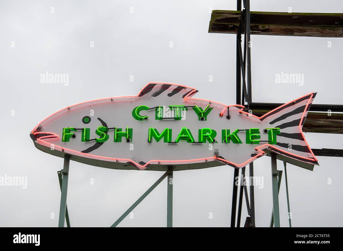 City Fish Market in Seattle Washington USA Stock Photo Alamy