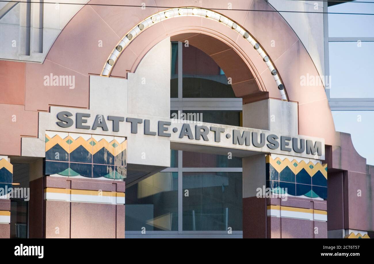 Seattle Art Museum in Seattle Washington USA Stock Photo