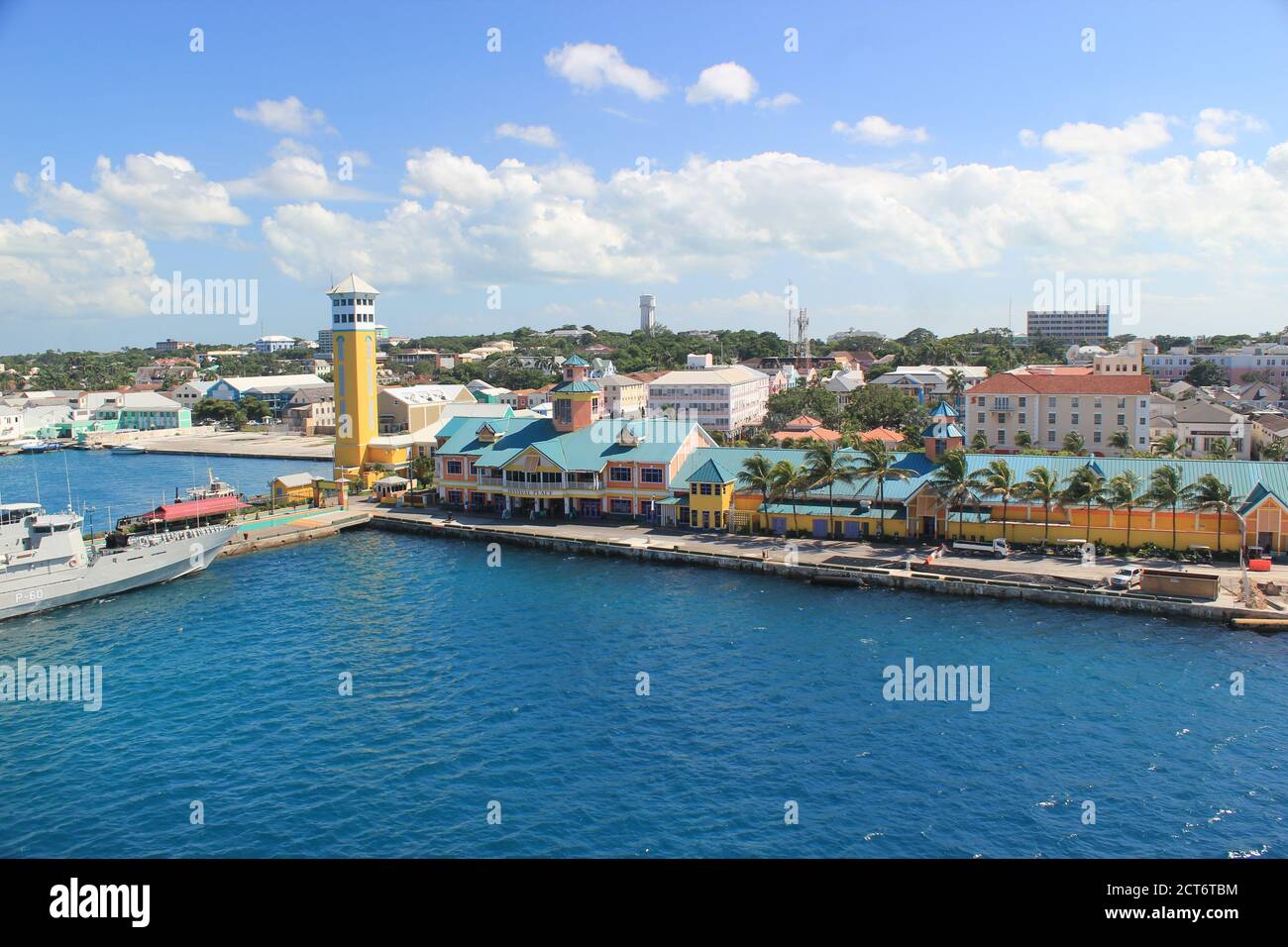 Cruise port area in Nassau, Bahammas Stock Photo - Alamy