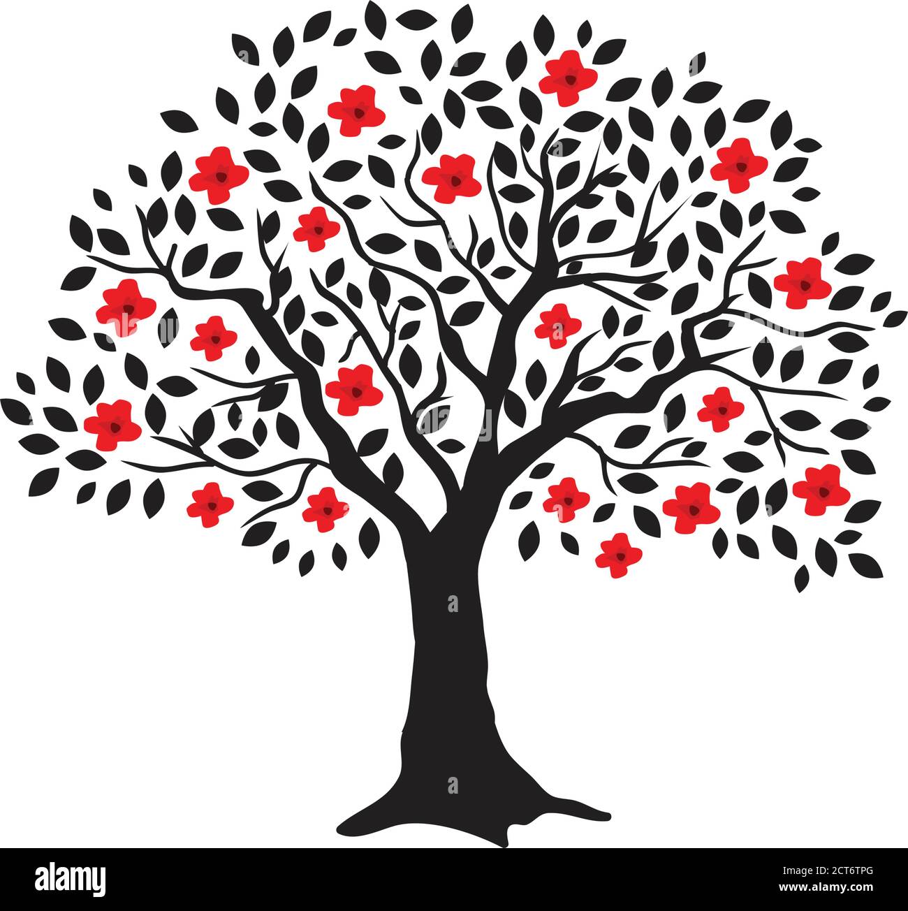 cherry blossom tree Stock Vector Image & Art - Alamy