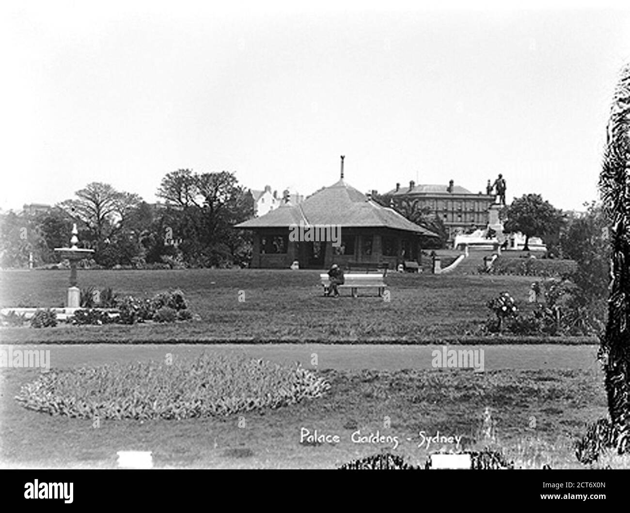 Palace Gardens, 1908 Stock Photo Alamy