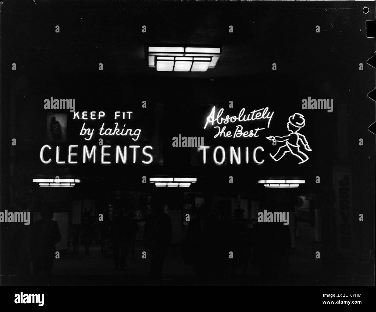 Neon sign history Black and White Stock Photos & Images Alamy