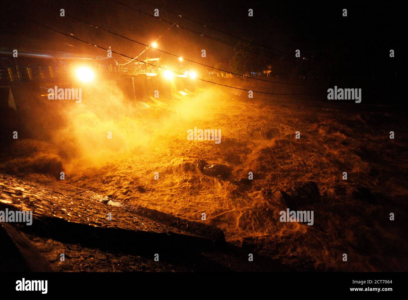 Ciliwung river water level hi-res stock photography and images - Alamy