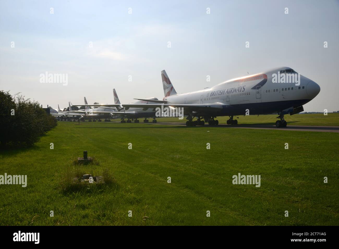 Aircraft at Cotswold Airport, Kemble, Gloucestershire in storage