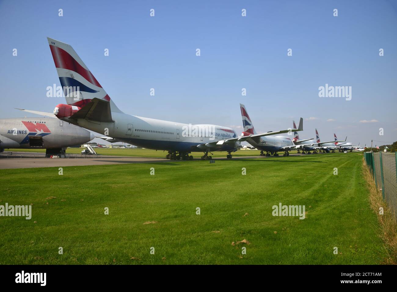 Aircraft at Cotswold Airport, Kemble, Gloucestershire in storage