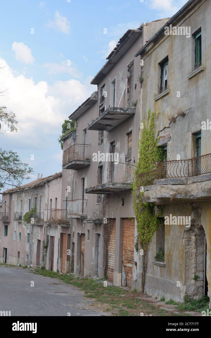 Romagnano Al Monte, Italy. 12th Sep, 2020. (9/12/2020) Romagnano Al Monte, an abandoned town in Southern Italy. (Photo by Giovanni Lemba/Pacific Press/Sipa USA) Credit: Sipa USA/Alamy Live News Stock Photo