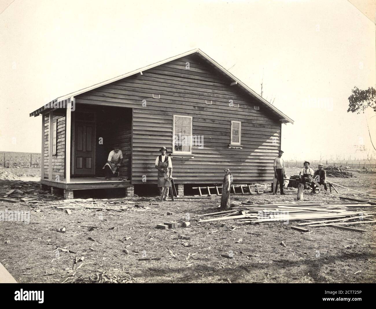 Kentucky Soldiers' Settlement Estate - settlers' cottage Stock Photo ...