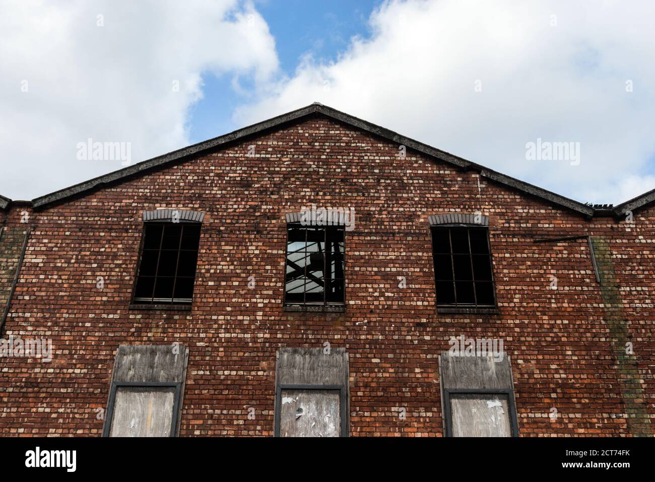 Disused wharf, on the River Irwell. Water Street, Manchester Stock