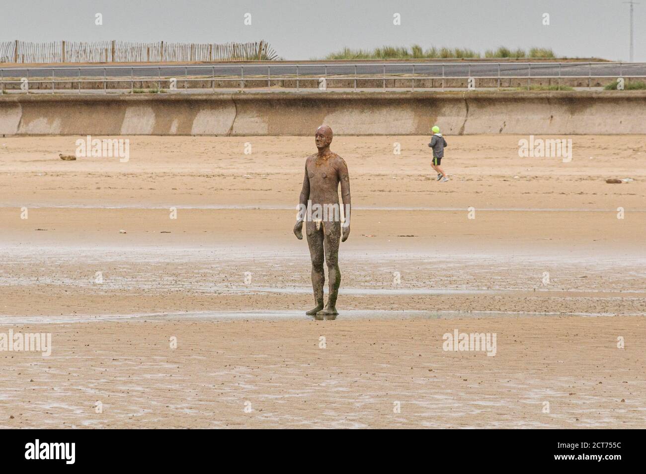 Art installation Another Place by Sir Antony Gormley at Mariners Road