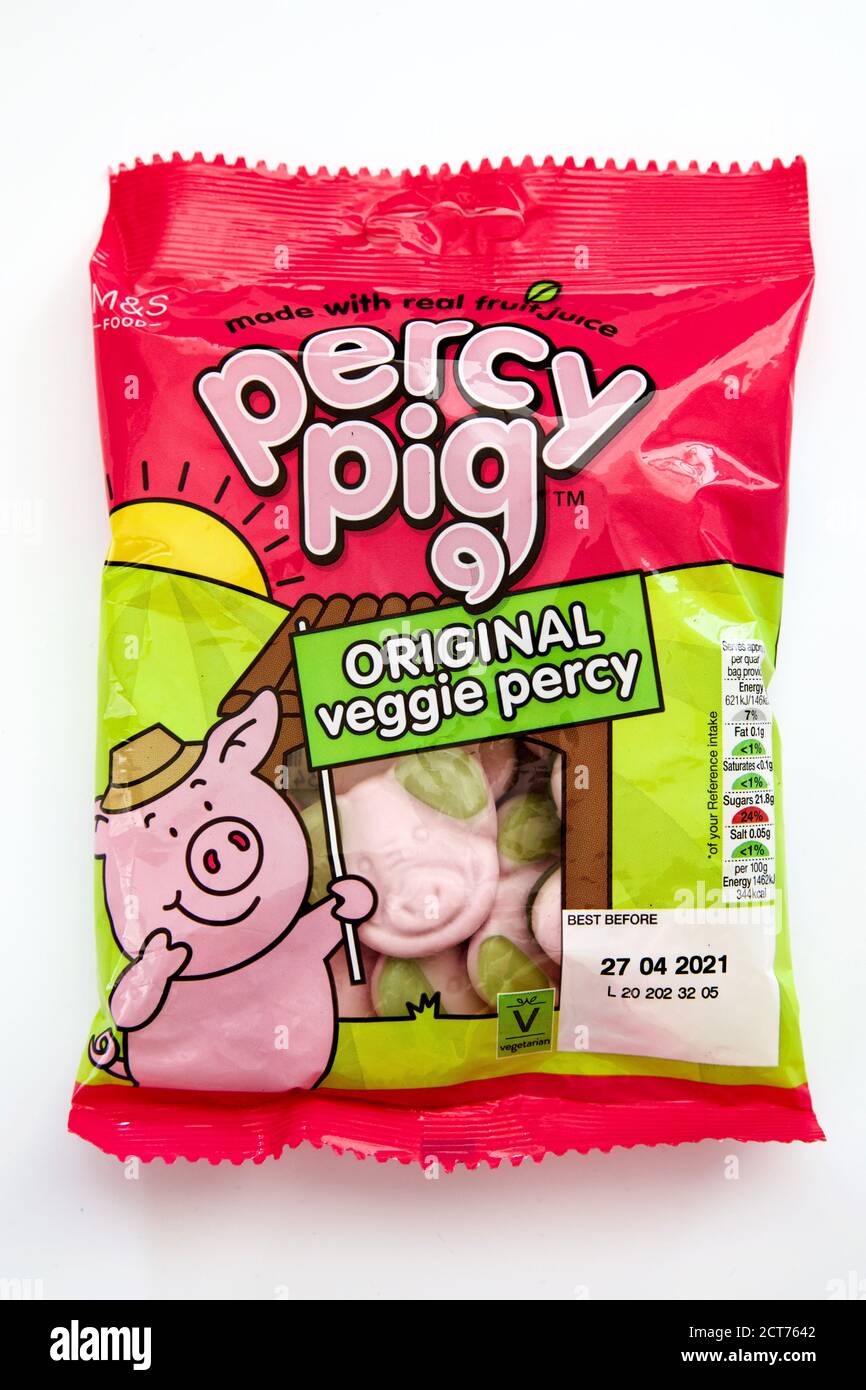 Marks & Spencer - Percy Pigs Veggie Percy Stock Photo