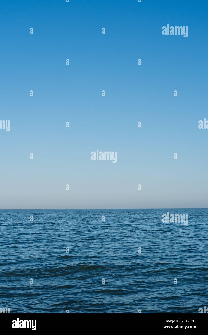 Blue calm sea water sky hi-res stock photography and images - Alamy