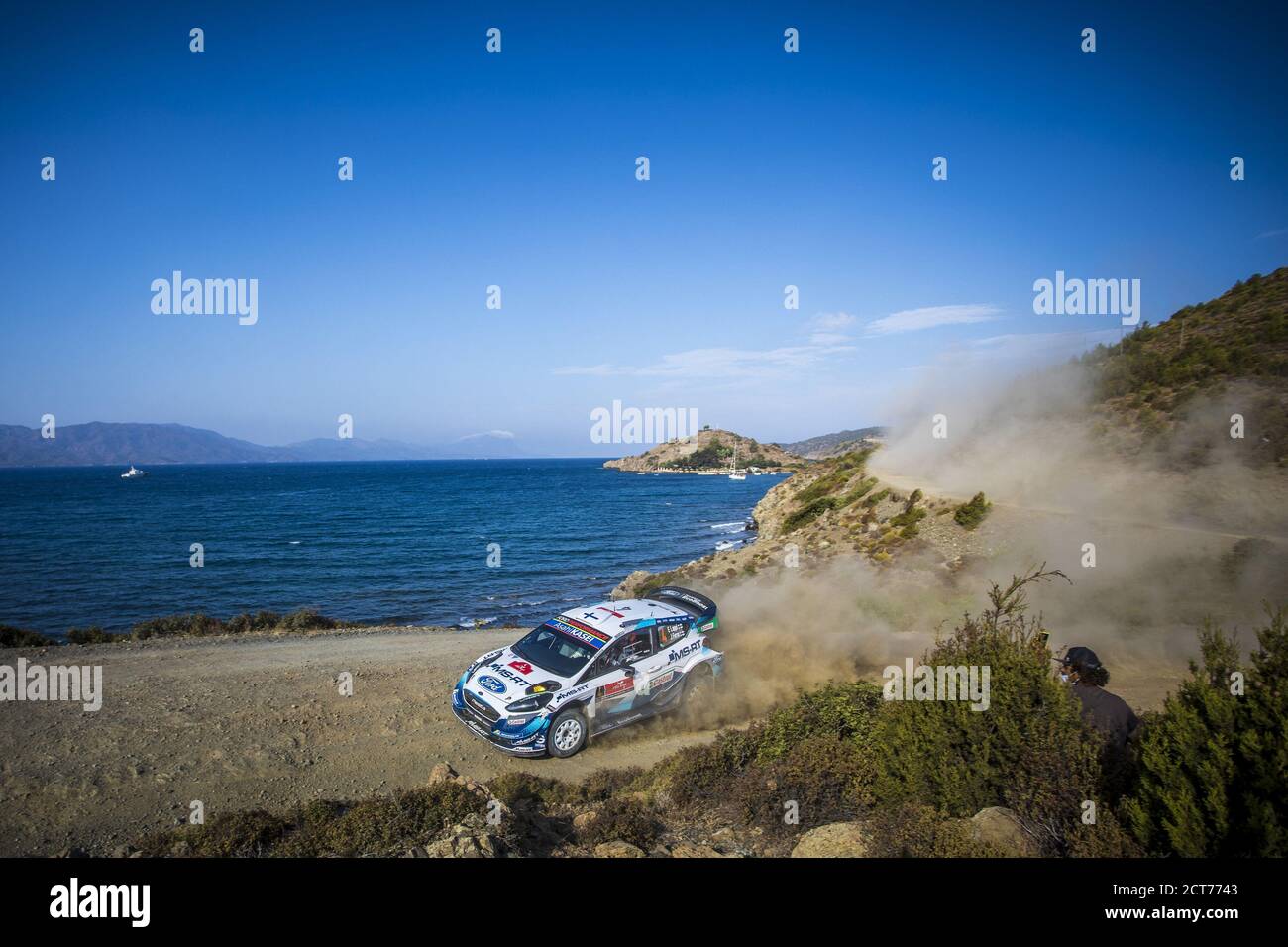 04 LAPPI Esapekka (FIN), FERM Janne (FIN), Ford Fiesta WRC, M-Sport Ford WRT, action during the 2020 Rally of Turkey, 5th round of the 2020 FIA WRC Ch Stock Photo