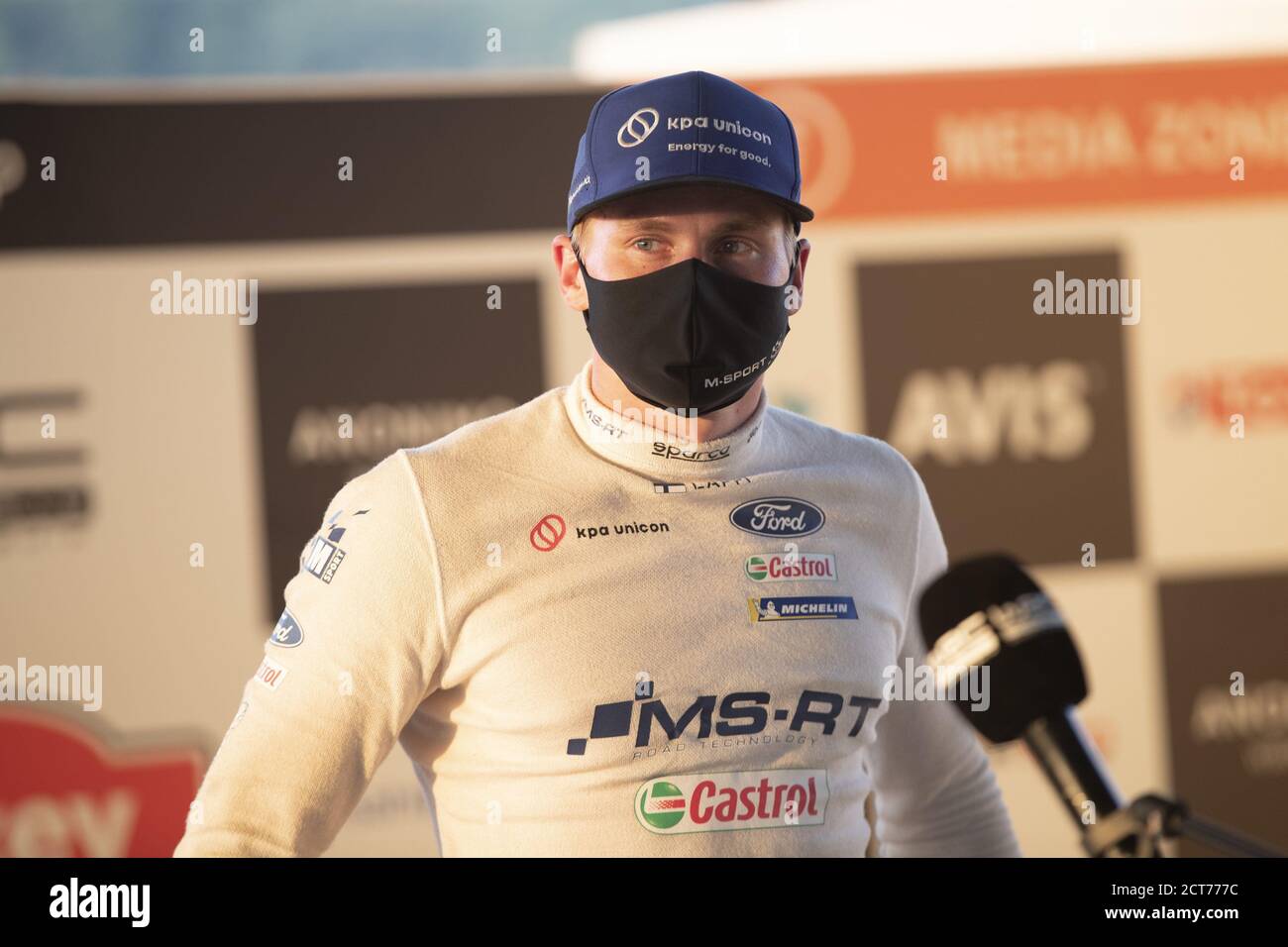 LAPPI Esapekka (FIN), Ford Fiesta WRC, M-Sport Ford WRT, portrait during the 2020 Rally of Turkey, 5th round of the 2020 FIA WRC Championship from Sep Stock Photo
